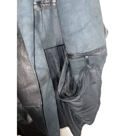 Halogen 100% LEATHER DRESS PONTE BLACK FIT FLARE CAREER SIZE 2 $295 (B) - Picture 12 of 12